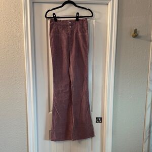 We The Free Mauve Flare Corduroy Jeans